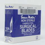 Swann Morton No 10A Non Sterile Carbon Steel Blades 0102 (Pack of 100)