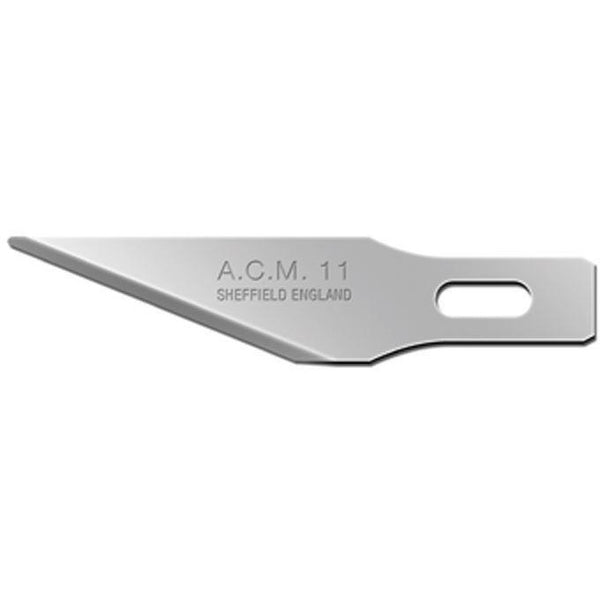Swann Morton ACM (Arts, Craft & Modellers) No 11 Blades 9303 (Pack of 10) to fit ACM No 1 Handle