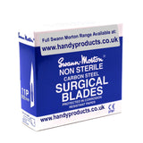 Swann Morton No 11P Non Sterile Carbon Steel Blades 0191 (Pack of 100)