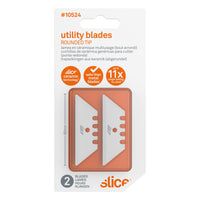 Slice 10524 Replacement Rounded Tip Utility Blades White Pack of 2 Blades