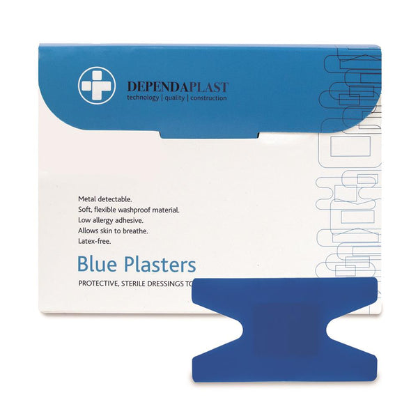 Anchor Blue Metal Detectable Plasters Sterile (Pack of 50)
