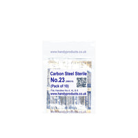 Swann Morton No 23 Sterile Carbon Steel Blades 0210 (Pack of 10)