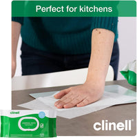 1 x Clinell Universal Wipes Pack of 120 Wipes - BCW120