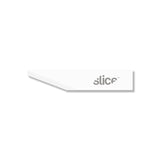 Slice 10518 Replacement Craft Blades Straight Edge, Rounded Tip White Pack of 4 Blades