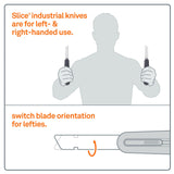 Slice 10560 Auto-Retractable Industrial Knife Black/Green