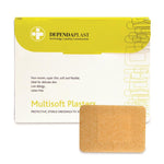 7.5cm x 5cm Multisoft Plasters Sterile (Pack of 50) - HandyProducts.co.uk
