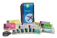 Travel First Aid Kit in Green Helsinki Bag (Single Pack)