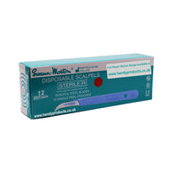 No 12 Sterile Disposable Scalpels 0504 (Pack of 10)