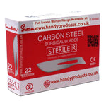 Swann Morton No 22 Sterile Carbon Steel Blades 0208 (Pack of 100)