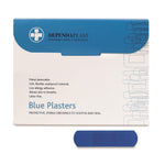 7cm x 2cm Blue Metal Detectable Plasters Sterile (Pack of 100) - HandyProducts.co.uk