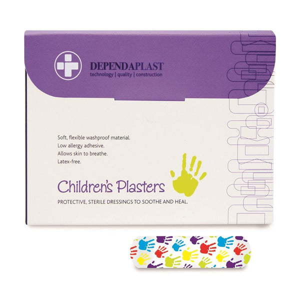 7cm x 2cm Childrens Character Washproof Plasters Sterile (Pack of 100) - HandyProducts.co.uk