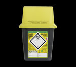 4 Litre Yellow Sharps Container (Pack of 2)