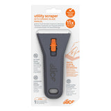 Slice 10591 Manual Utility Scraper With Safety Blade Black/Orange