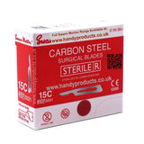 Swann Morton No 15C Sterile Carbon Steel Blades 0221 (Pack of 100)