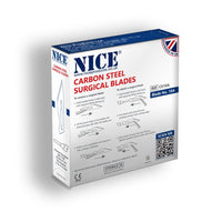 NICE No.10A Sterile Carbon Steel Surgical Blades CS10A (Box of 100)