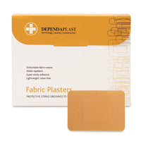 7.5cm x 5cm Traditional Fabric Plasters Sterile (Pack of 50)