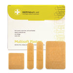 Assorted Multisoft Plasters Sterile (Pack of 100) - HandyProducts.co.uk