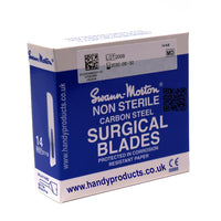 Swann Morton No 14 Non Sterile Carbon Steel Blades 0119 (Pack of 100)