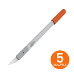 Slice 10574 Non Sterile Disposable Scalpel With Safety Blade Grey/Orange