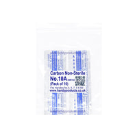Swann Morton No 10A Non Sterile Carbon Steel Blades 0102 (Pack of 10)
