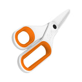 Slice 10545 Large Scissors Rounded Tip White/Orange