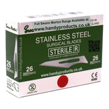 Swann Morton No 26 Sterile Stainless Steel Blades 0313 (Pack of 100)