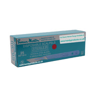No 25 Sterile Disposable Scalpels 0512 (Pack of 10)