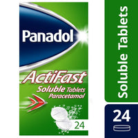 Panadol Acti Fast Soluble Paracetamol Tablets (24 Tablets)