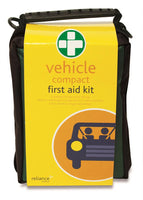 Compact Vehicle First Aid Kit in Green Helsinki Bag (Single Pack)