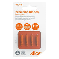 Slice 10418 Pack of 4 Replacement Precision Blades For Slice Handles: 10416, 10417