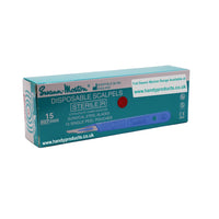 No 15 Sterile Disposable Scalpels 0505 (Pack of 10)