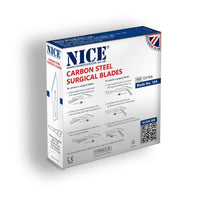 NICE No.10A Sterile Carbon Steel Surgical Blades CS10A (Box of 100) - HandyProducts.co.uk