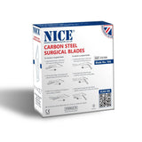 NICE No.10A Sterile Carbon Steel Surgical Blades CS10A (Box of 100) - HandyProducts.co.uk