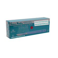 No 19 Sterile Disposable Scalpels 0524 (Pack of 10) - HandyProducts.co.uk