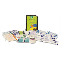 Overseas First Aid Kit in Green Helsinki Bag (Single Pack) - HandyProducts.co.uk