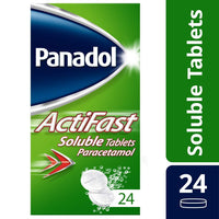 Panadol Acti Fast Soluble Paracetamol Tablets (24 Tablets) - HandyProducts.co.uk