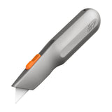 Slice 10490 Manual Metal-Handle Utility Knife Grey/Orange - HandyProducts.co.uk