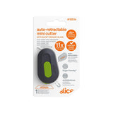 Slice 10514 Auto-Retractable Mini Cutter Black/Green - HandyProducts.co.uk