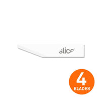 Slice 10518 Replacement Craft Blades Straight Edge, Rounded Tip White Pack of 4 Blades - HandyProducts.co.uk