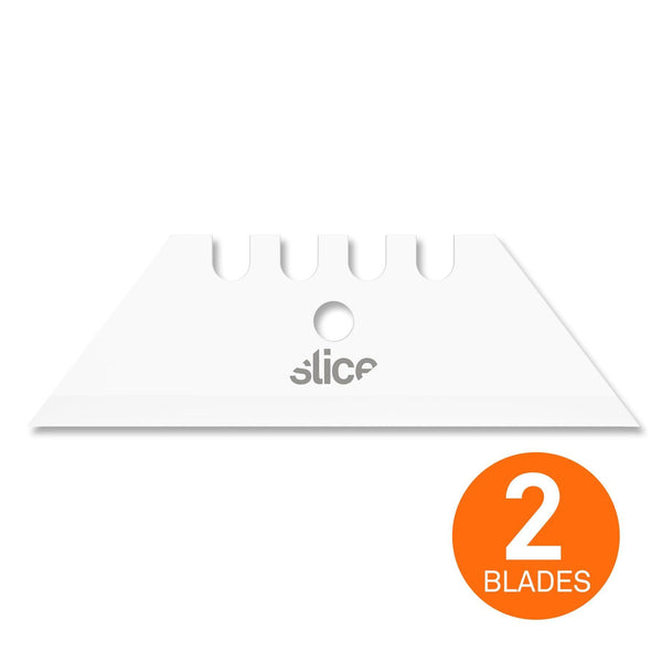 Slice 10525 Replacement Pointed-Tip Utility Blades White Pack of 2 Blades - HandyProducts.co.uk