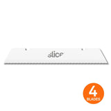 Slice 10540 Replacement Blades, Ceramic, Industrial Knife 4" Serrated (Pack of 4 Blades) - HandyProducts.co.uk