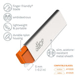 Slice 10585 Manual Carton Cutter Grey/Orange - HandyProducts.co.uk