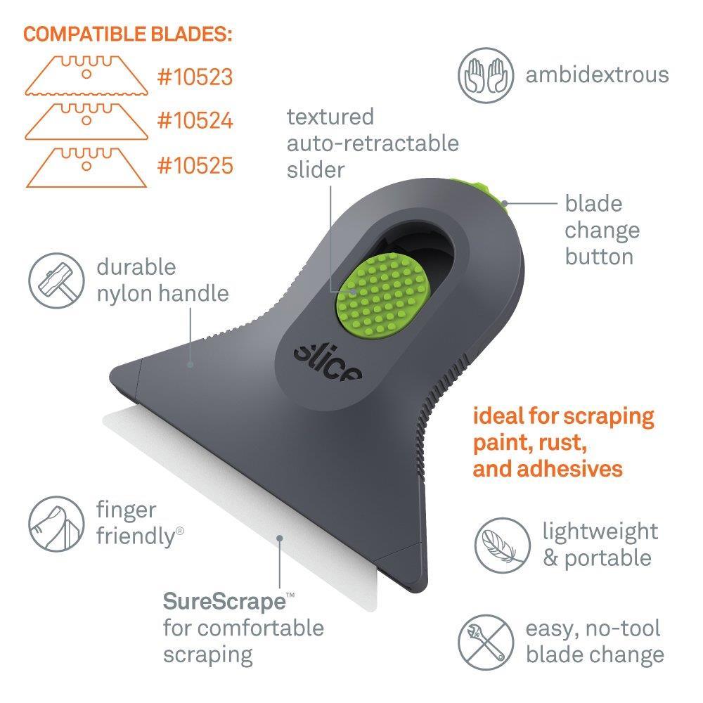 Slice 10590 Auto- Retractable Mini Scraper – HandyProducts.co.uk