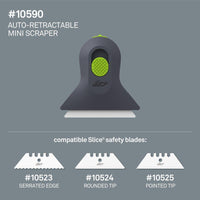 Slice 10590 Auto- Retractable Mini Scraper - HandyProducts.co.uk