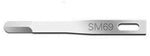 SM69 Fine Surgical Blades 5909 (Pack of 25) Fits Handles SF1, SF2, SF3, SF4, SF13 and SF23. - HandyProducts.co.uk
