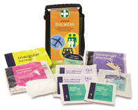 Small Universal First Aid Kit in Green Oslo Bag (Single Pack) - HandyProducts.co.uk