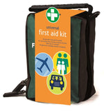 Small Universal First Aid Kit in Green Oslo Bag (Single Pack) - HandyProducts.co.uk