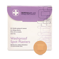 Spot Washproof Plasters Sterile (Pack of 100) - HandyProducts.co.uk