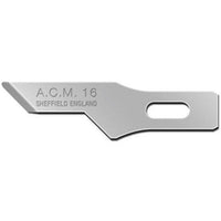 Swann Morton ACM (Arts, Craft & Modellers) No 16 Blades 9316 (Pack of 10) to fit ACM No 1 Handle - HandyProducts.co.uk