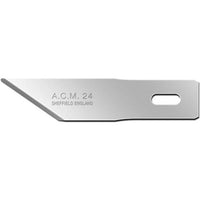 Swann Morton ACM (Arts, Craft & Modellers) No 24 Blades 9311 (Pack of 10) to fit ACM No 2 and 5 Handles - HandyProducts.co.uk